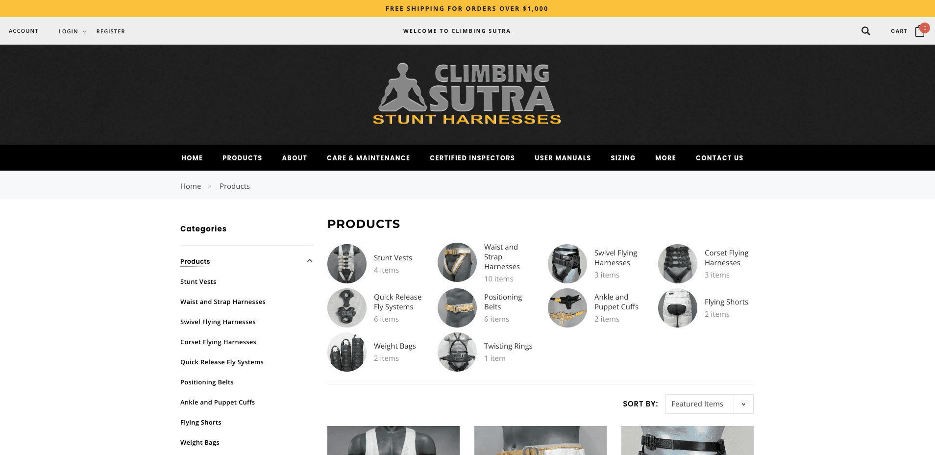 climbingsutra.com project screenshot