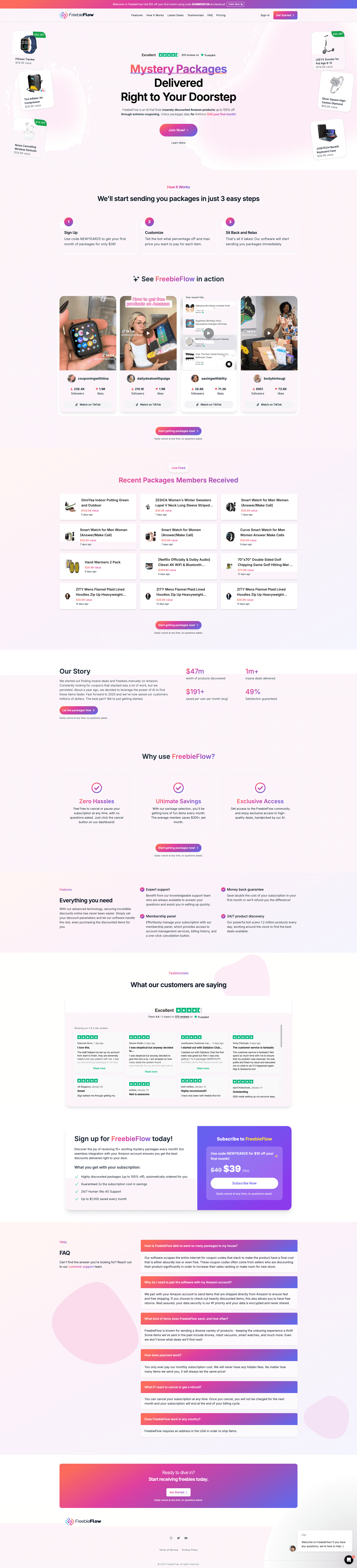 freebieflow.com project screenshot