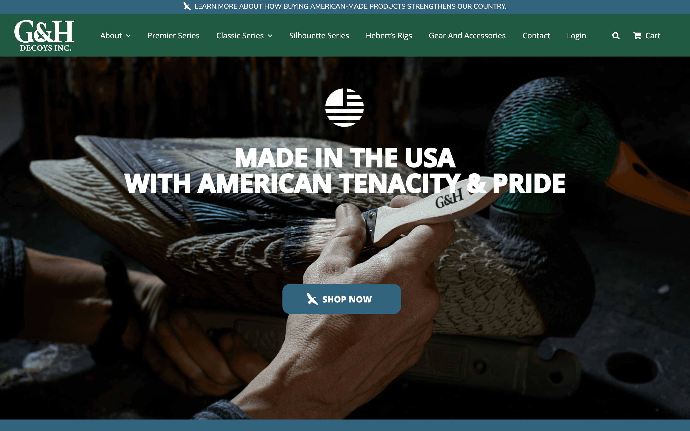 ghdecoys.com project screenshot