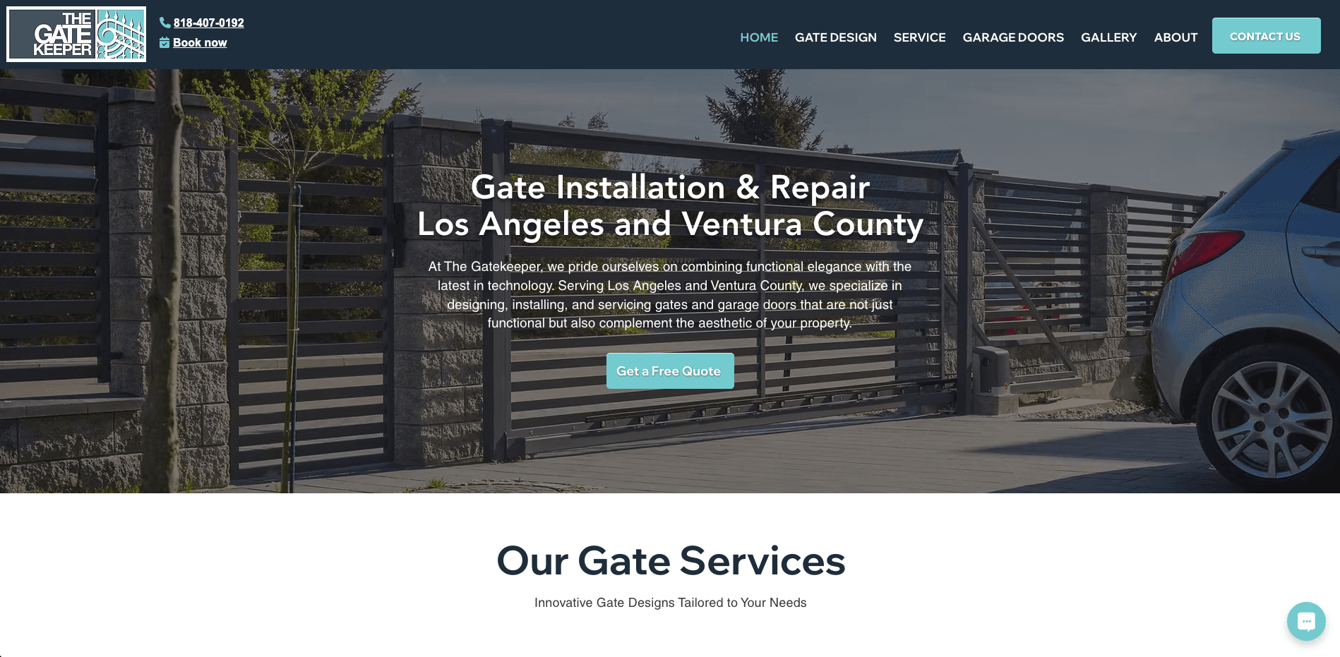 thegatekeeper.com project screenshot