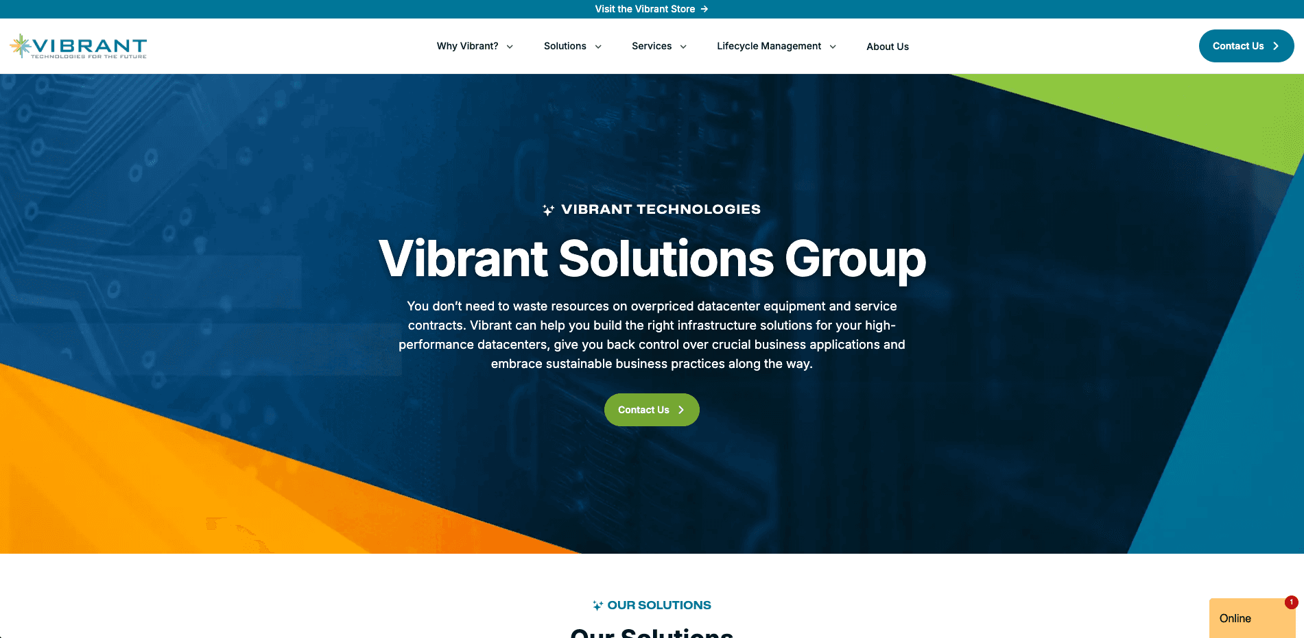 vibrant.com project screenshot